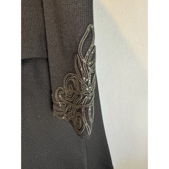 ST JOHN Evening by Marie Gray Santana Knit Skirt Jacket Set Sz 2 (Top) 4 (Skirt) - Picture 4 of 10